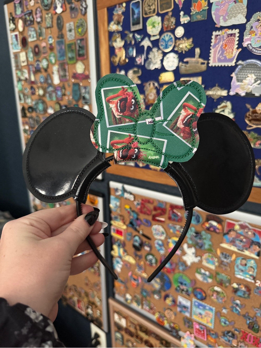 Interchangeable animal from muppets Minnie ears